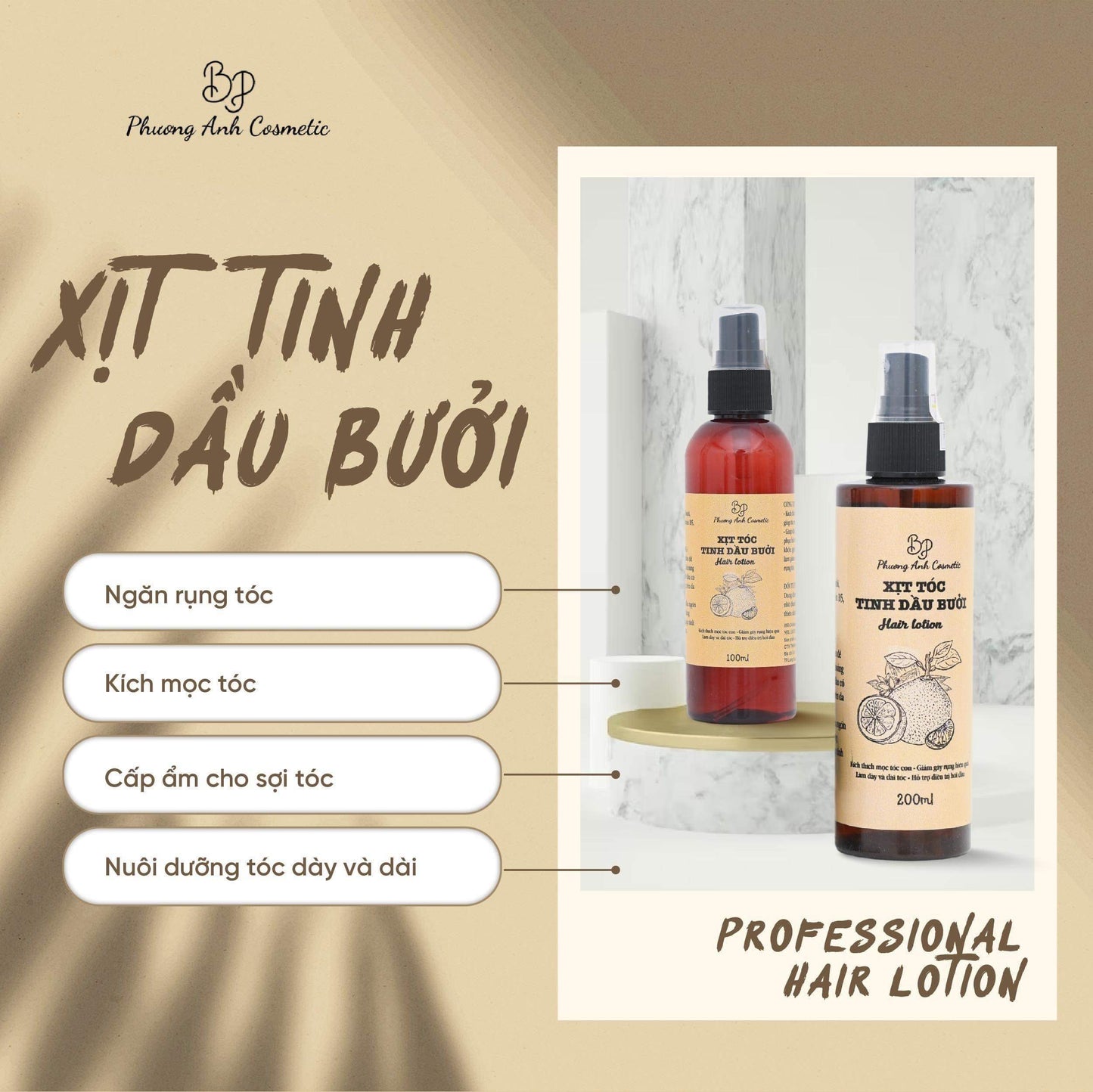 Xịt tinh dầu bưởi ( 100ml )